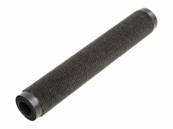 Alfombra de entrada rectangular de nudo 90x150 cm negra ES553409 Negro New