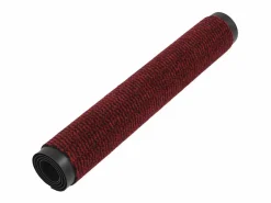 Alfombra de entrada rectangular de nudo 80x120 cm roja ES677519 Rojo Hot