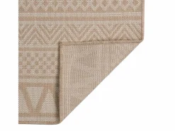 Alfombra de exterior de tejido plano 200x280 cm Rayas marrones Marru00f3n Online