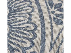 Clicnbuy Alfombra De Exterior|Decoración De Jardín|Alfombra de exterior de tejido plano rayas es 140x200 cm