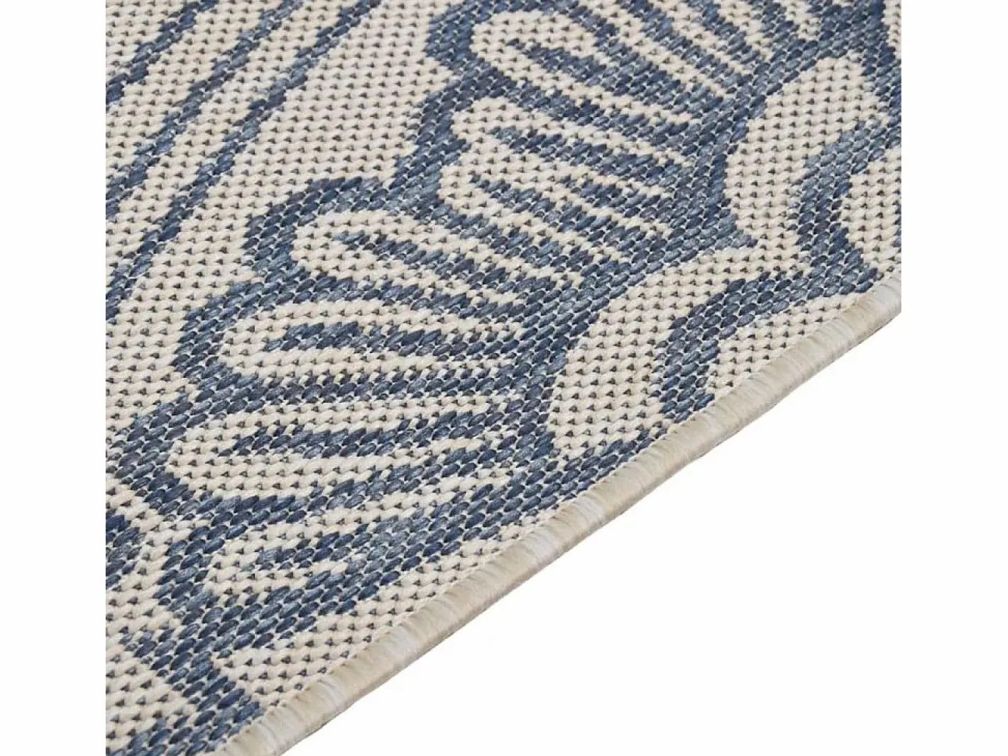 Alfombra de exterior de tejido plano rayas es 80x150 cm^Clicnbuy Best