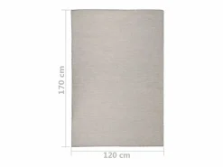 Alfombra de exterior de tejido plano 120x170 cm Taupe^ Sale