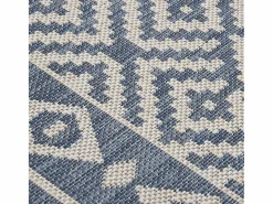 Alfombra de exterior de tejido plano 160x230 cm Rayas es Azul New