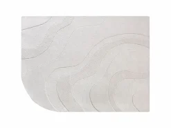 OZAIA Alfombra De Salón|Alfombra de lana en relieve 100% tufted a mano con borde redondeado, 200 x 290, , VELORIA