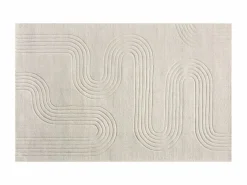 OZAIA Alfombra De Salón|Alfombra de lana tuftada a mano con relieve, motivo abstracto, 160 x 230 cm, , LISANDRA