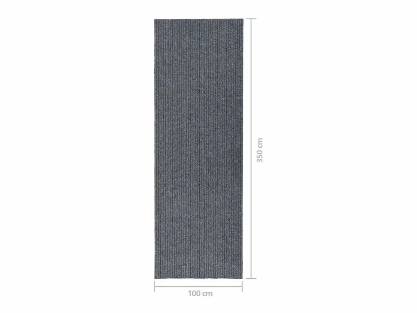 Alfombra de pasillo atrapa suciedad 100x350 cm^Clicnbuy Outlet