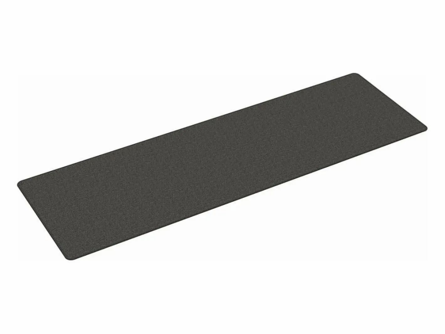 Clicnbuy Alfombra de pasillo con aspecto sisal 80x250 cm Gris antracita Clearance