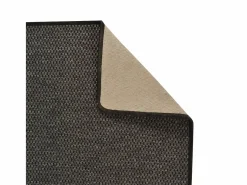 Alfombra de pasillo con aspecto de sisal color antracita 50x300 cm^ Outlet