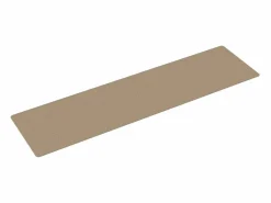 Alfombra de pasillo con aspecto de sisal color arena 80x300 cm^Clicnbuy