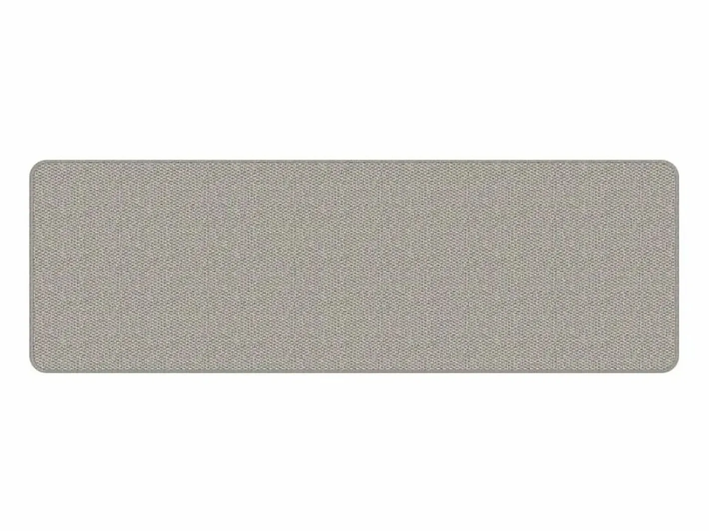 Alfombra de pasillo con aspecto de sisal gris taupe 50x150 cm ES789834^ Online