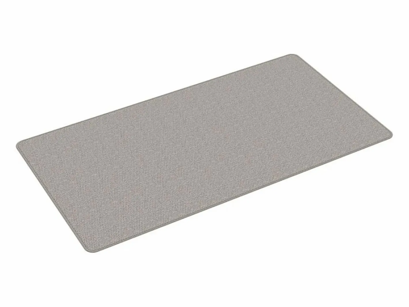 Clicnbuy Alfombra de pasillo con aspecto de sisal gris taupe 80x150 cm Topo Clearance