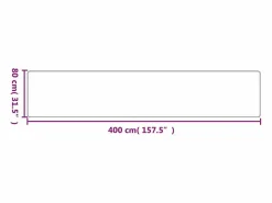 Clicnbuy Alfombra de pasillo con aspecto de sisal color arena 80x400 cm Marru00f3n Hot