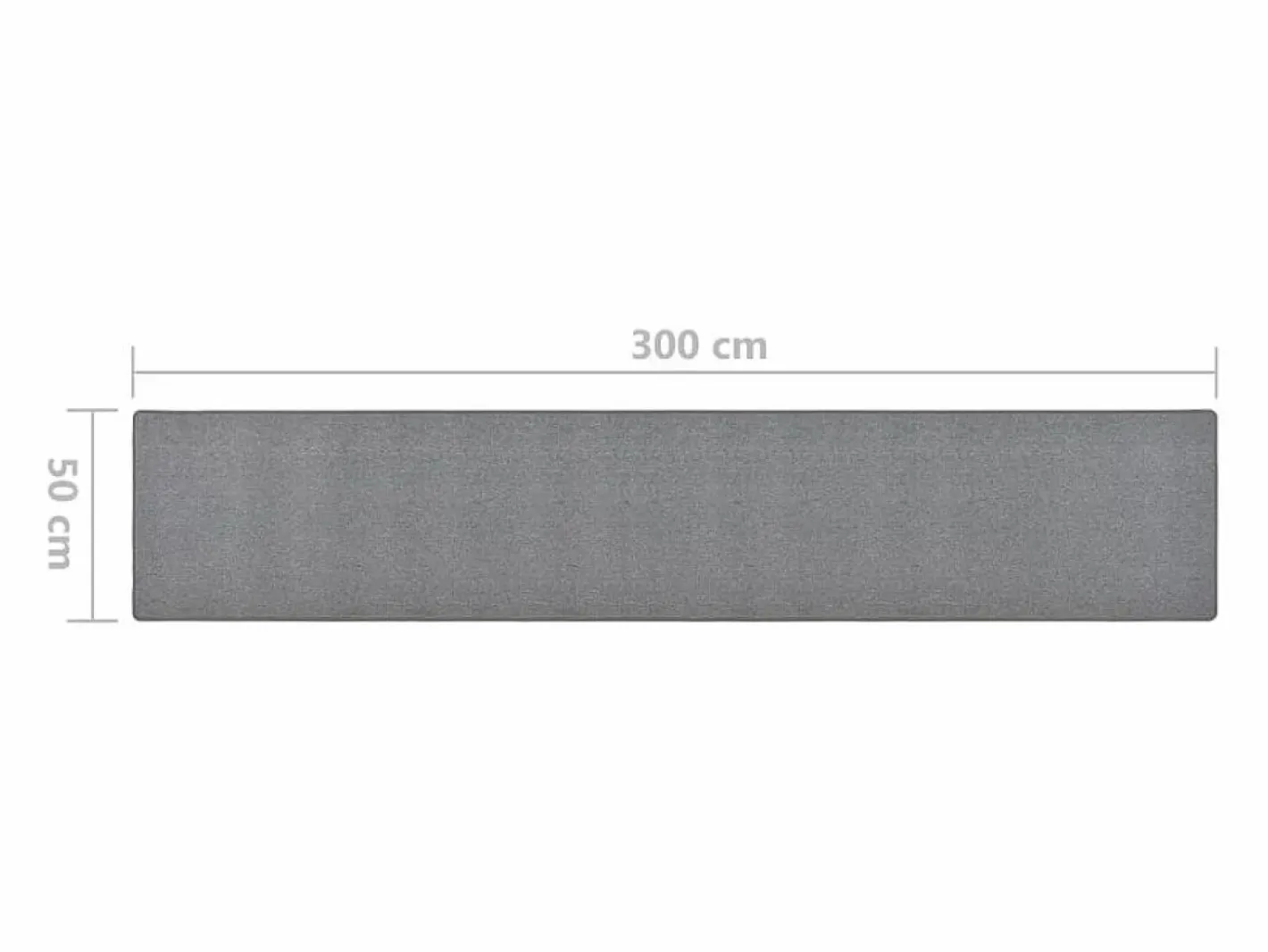 Alfombra de pasillo oscuro 50x300 cm^