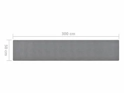 Clicnbuy Alfombra De Pasillo|Alfombra de pasillo oscuro 50x300 cm