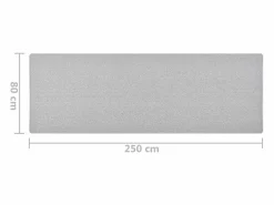 Alfombra de pasillo claro 80x250 cm^ New