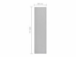 Alfombra de pasillo claro 80x300 cm^ Outlet