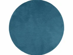 Alfombra de pelo corto OVIEDO turquesa Ø 160 cm Azul