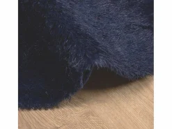 Alfombra de pelo largo NAVARRA marino 240x240 cm Azul Outlet