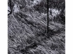 Alfombra de pelo largo NAVARRA oscuro 200x200 cm^