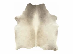 Alfombra de piel de vaca auténtica 180x220 cm Beige Sale