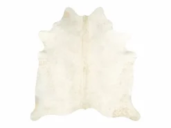 Alfombra de piel de vaca auténtica 180x220 cm Beige Sale