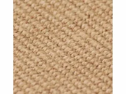 Alfombra de yute con reverso de látex 160x230 cm Natural Beige