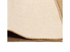 Alfombra de yute con reverso de látex 160x230 cm Natural Beige
