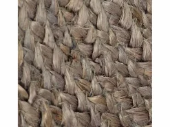Alfombra de yute tejida a mano redonda 90 cm ES62306^ Hot