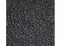 Clicnbuy Alfombra de yute tejida a mano 150 cm oscuro Gris Hot