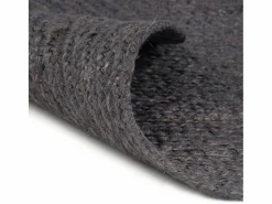 Clicnbuy Alfombra Redonda|Alfombra de yute tejida a mano 120 cm oscuro