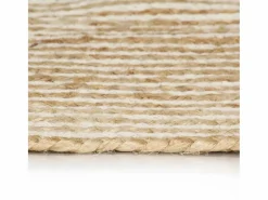 Clicnbuy Alfombra Redonda|Alfombra de yute tejida a mano diseño espiral 90 cm
