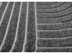 the carpet Alfombra diseño moderno Boho - Antracita - 240 x 340 cm - SANTO PLUS Gris antracita Discount