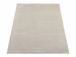 the carpet Alfombra diseño moderno Boho - - 140 x 200 cm - SANTO PLUS Beige Best