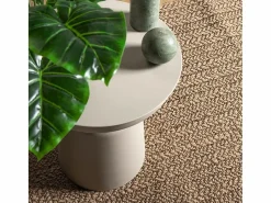 Alfombra efecto yute de 140x200 cm, para interior y exterior Marru00f3n New