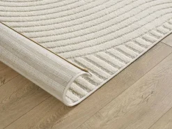 the carpet Alfombra Everest Modern 3D alto-bajo - - 140 x 200 cm Crema