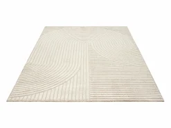 the carpet Alfombra Everest Modern 3D alto-bajo - - 160 x 230 cm Beige Hot