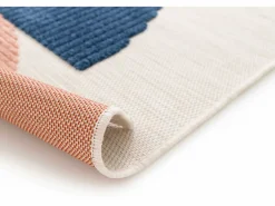 Alfombra exterior - geométrico con relieve - - 160 x 230 cm - MILA Multicolor