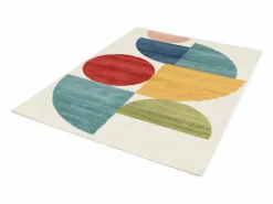 Alfombra exterior - geométrico con relieve - - 160 x 230 cm - MILA Multicolor
