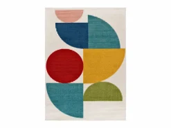 Alfombra exterior - geométrico con relieve - - 160 x 230 cm - MILA Multicolor