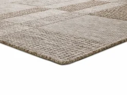 Alfombra exterior - interior-exterior - natural - 126 x 190 cm - ORIA Beige Outlet
