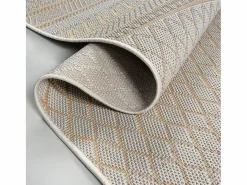 Alfombra Exterior Interior diseño moderno - Beige Amarillo - 140 x 200 cm - CALGARY^the carpet Discount
