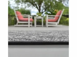 Alfombra Exterior Interior diseño moderno - Antracita - 140 x 200 cm - CALGARY^the carpet Best