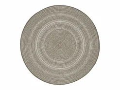 Alfombra exterior redonda - intérieur-extérieur - lino - diam.120 cm - SILVANA Color natural claro Sale