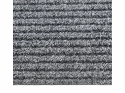 Clicnbuy Alfombra felpudo atrapasuciedad 100x100 cm Gris Sale