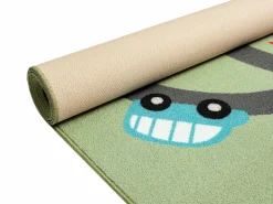 the carpet Alfombra Happy Life Juego Safari - - 200 cm Redonda Verde Discount