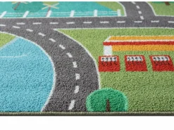 the carpet Alfombra Happy Life Juego - - 120x160 cm Verde