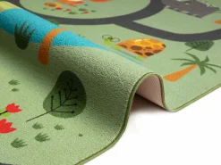 the carpet Alfombra Happy Life Juego Safari - - 200x290 cm Verde Best