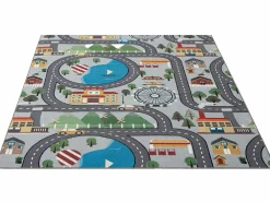 the carpet Alfombra Happy Life Juego - - 200x290 cm Gris New
