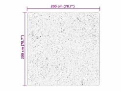 Alfombra De Cocina|Alfombra De Cocina|Alfombra HUARTE de pelo corto suave y lavable 200x200 cm