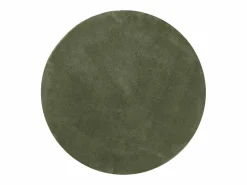 Alfombra HUARTE de pelo corto suave y lavable, bosque, Ø 80 cm^